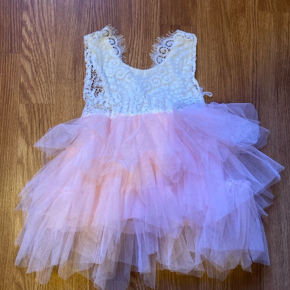 2 dresses-Fancy Flower Girl Dress/Christmas 2-3T - Picture 5 of 7